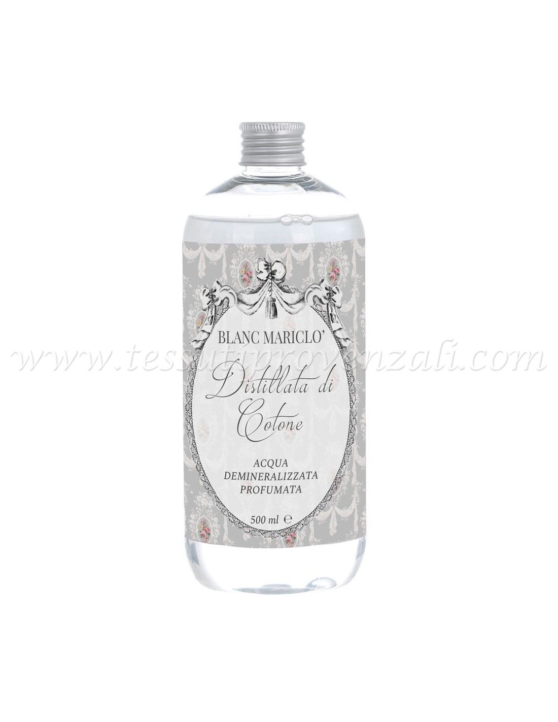 Blanc Mariclo acqua demineralizzata profumata per ferro da stiro serie Distillata di Cotone 500 ml.