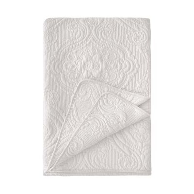 Blanc Mariclo boutis trapuntino matrimoniale serie Ricamo di Cotone colore bianco