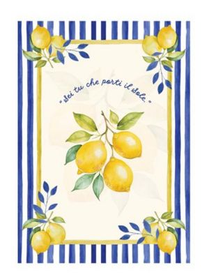 Blanc Mariclo canovaccio serie Ortigia - variante Limoni