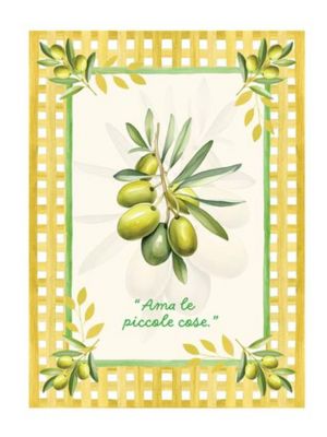 Blanc Mariclo canovaccio serie Ortigia - variante Olive