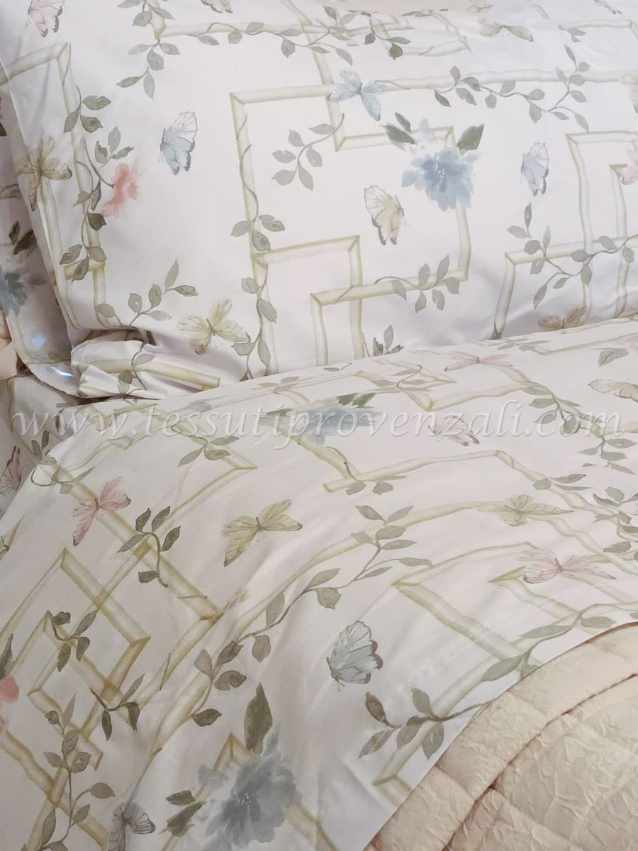 Blanc Mariclo completo lenzuola matrimoniali floreali - variante 1