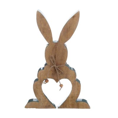 Blanc Mariclo coniglietto in legno serie Pasqua in festa h. 25 cm