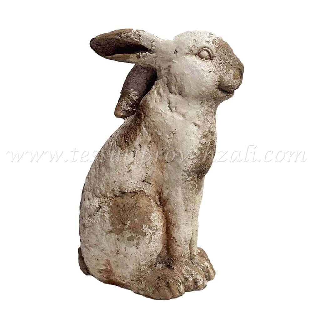 Blanc Mariclo coniglio decorativo serie Cortile Collection h. 31 cm