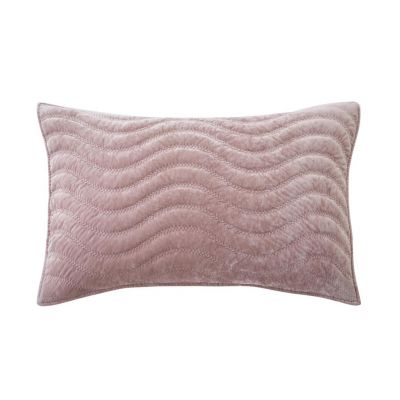 Blanc Mariclo coppia copriguanciali in velluto serie Notte di Velluto colore rosa