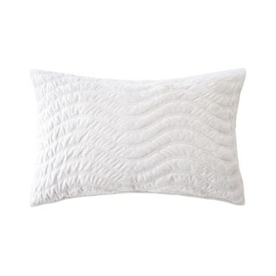 Blanc Mariclo coppia copriguanciali in velluto serie Notte di Velluto colore naturale