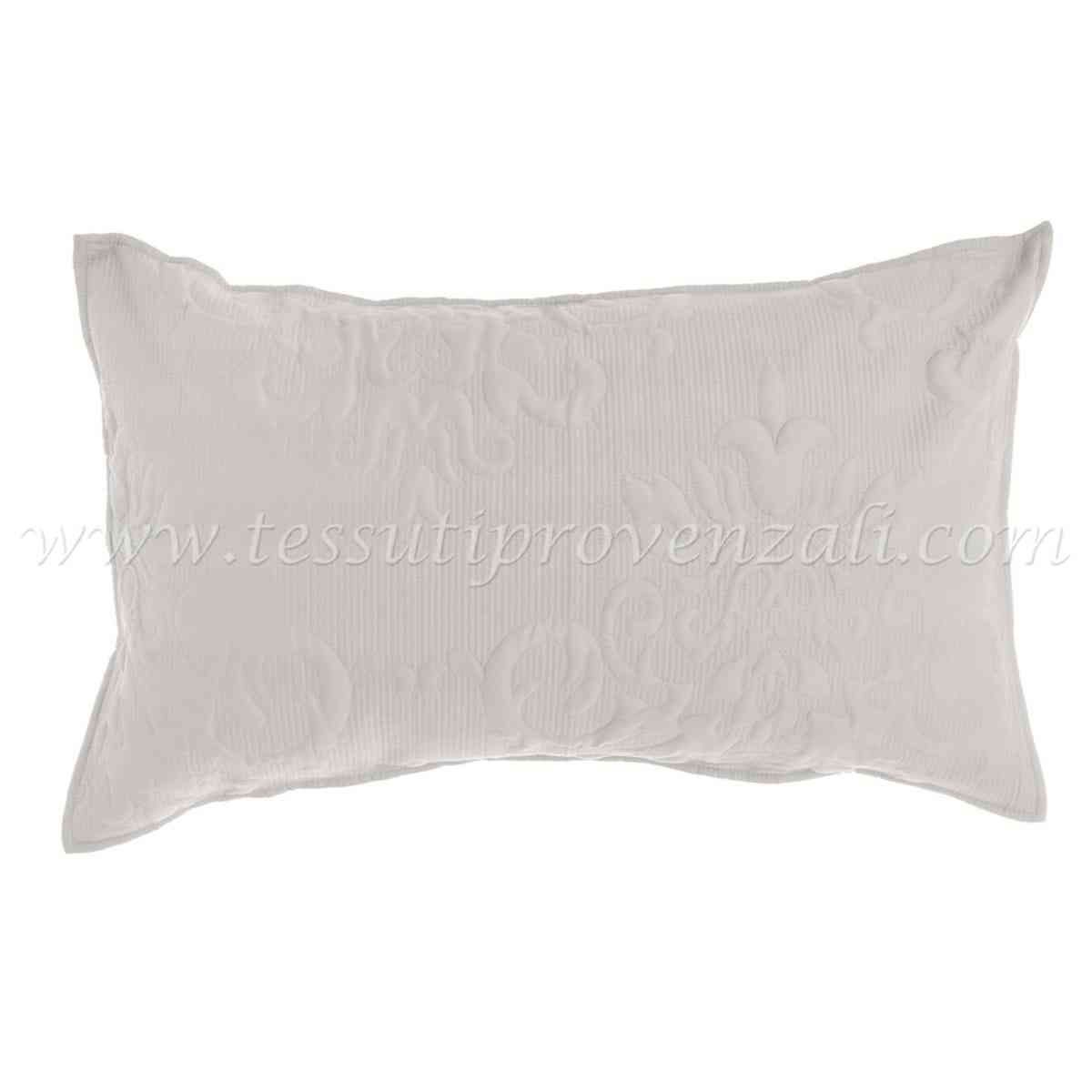 Blanc Mariclo coppia copriguanciali serie Agata colore beige