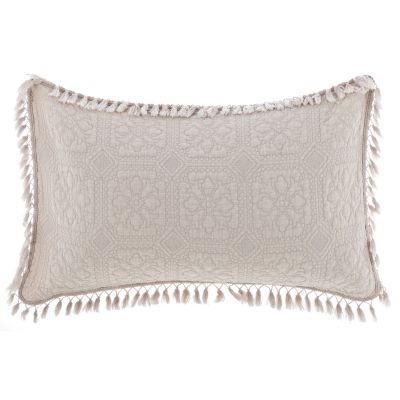 Blanc Mariclo coppia copriguanciali serie Le Nappe colore beige