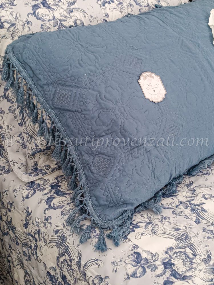 Blanc Mariclo coppia copriguanciali serie Le Nappe colore carta da zucchero intenso
