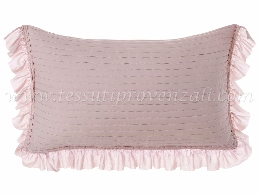 Blanc Mariclo' copriguanciale con gala serie Sweet Dreams colore rosa