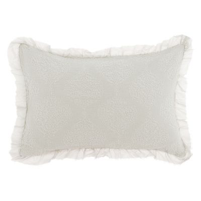 Blanc Mariclo copriguanciale jacquard in cotone serie Damasco colore bianco