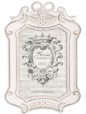 Blanc Mariclo cornice portafoto serie Sentimento shabby chic cm.18x26 h.