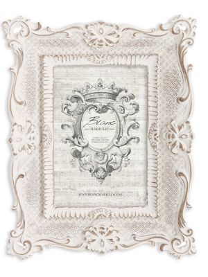 Blanc Mariclo cornice portafoto serie Sentimento shabby chic cm.19X24 h.