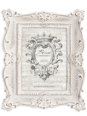Blanc Mariclo cornice portafoto serie Sentimento shabby chic cm.21,5X27 h.