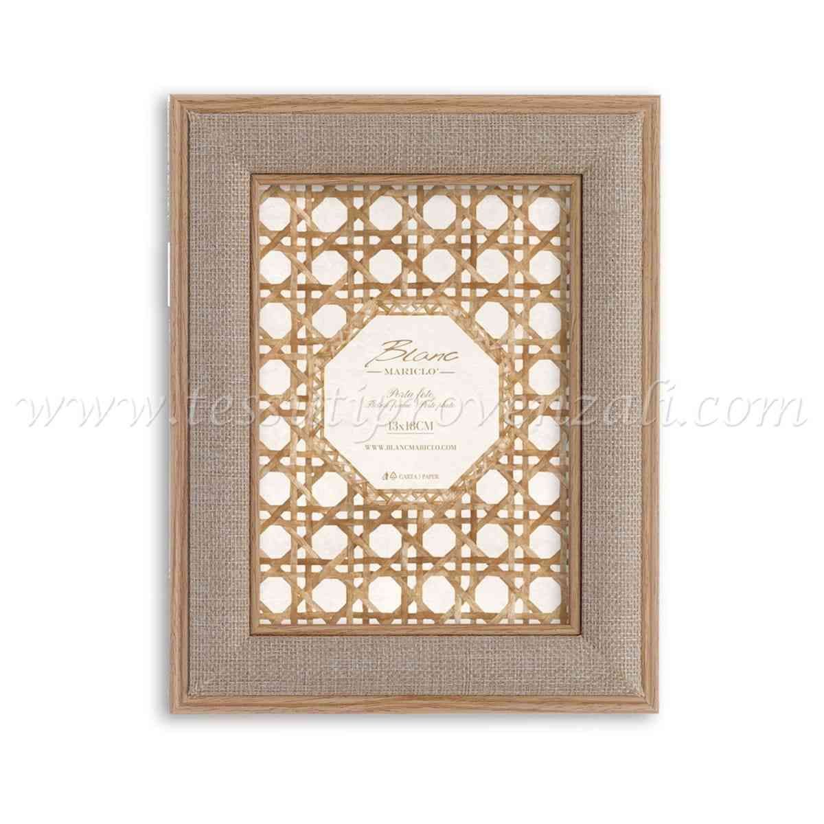 Blanc Mariclo cornice portafotografie serie Imago Collection cm. 19x24