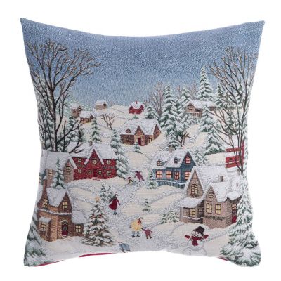 Blanc Mariclo cuscino gobelin serie Borgo Alpino cm. 42x42