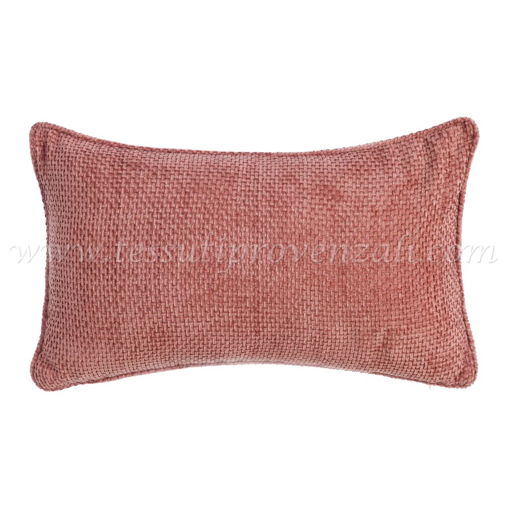 Blanc Mariclo cuscino in velluto serie Morbido Sonno cm.30x50 colore mattone chiaro