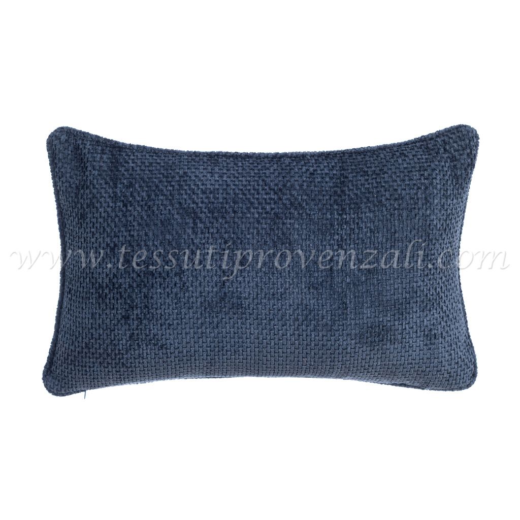 Blanc Mariclo cuscino in velluto serie Morbido Sonno cm.30x50 colore blu