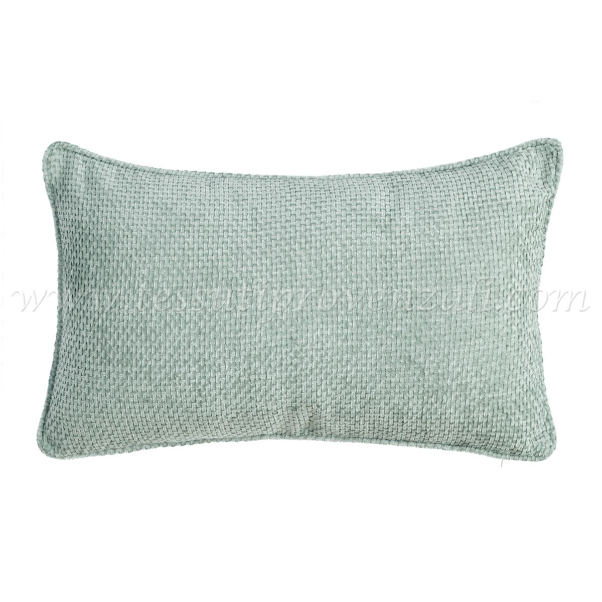 Blanc Mariclo cuscino in velluto serie Morbido Sonno cm.30x50 colore verde pastello