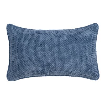 Blanc Mariclo cuscino in velluto serie Morbido Sonno cm.30x50 colore celeste