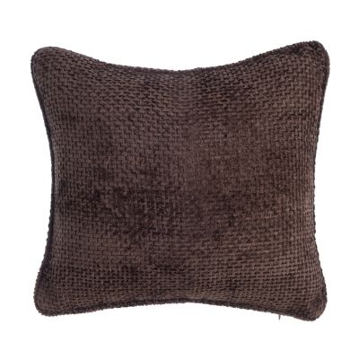 Blanc Mariclo cuscino in velluto serie Morbido Sonno cm.45x45 colore marrone