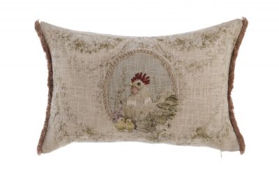 Blanc Mariclo cuscino serie Coco cm.30x45