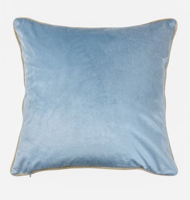Blanc Mariclo cuscino serie Velluto Soffice cm.45x45 colore azzurro