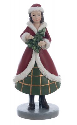 Blanc Mariclo decorazione in resina Canto di Natale altezza cm.18 variante albero