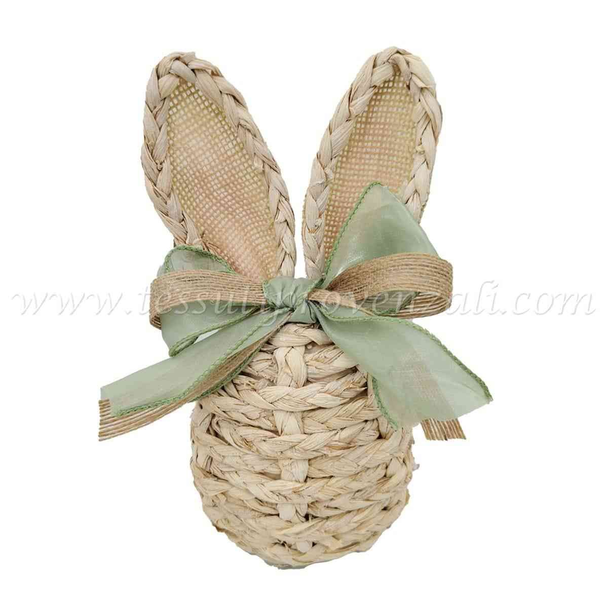 Blanc Mariclo decoro coniglio in fibra di mais serie Pomona h. 20 cm