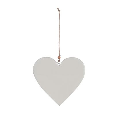 Blanc Mariclo decoro cuore da appendere in legno misura grande cm.13,5x14,5