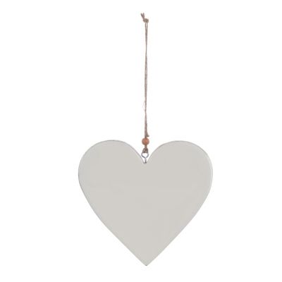 Blanc Mariclo decoro cuore da appendere in legno misura piccola cm.10x10