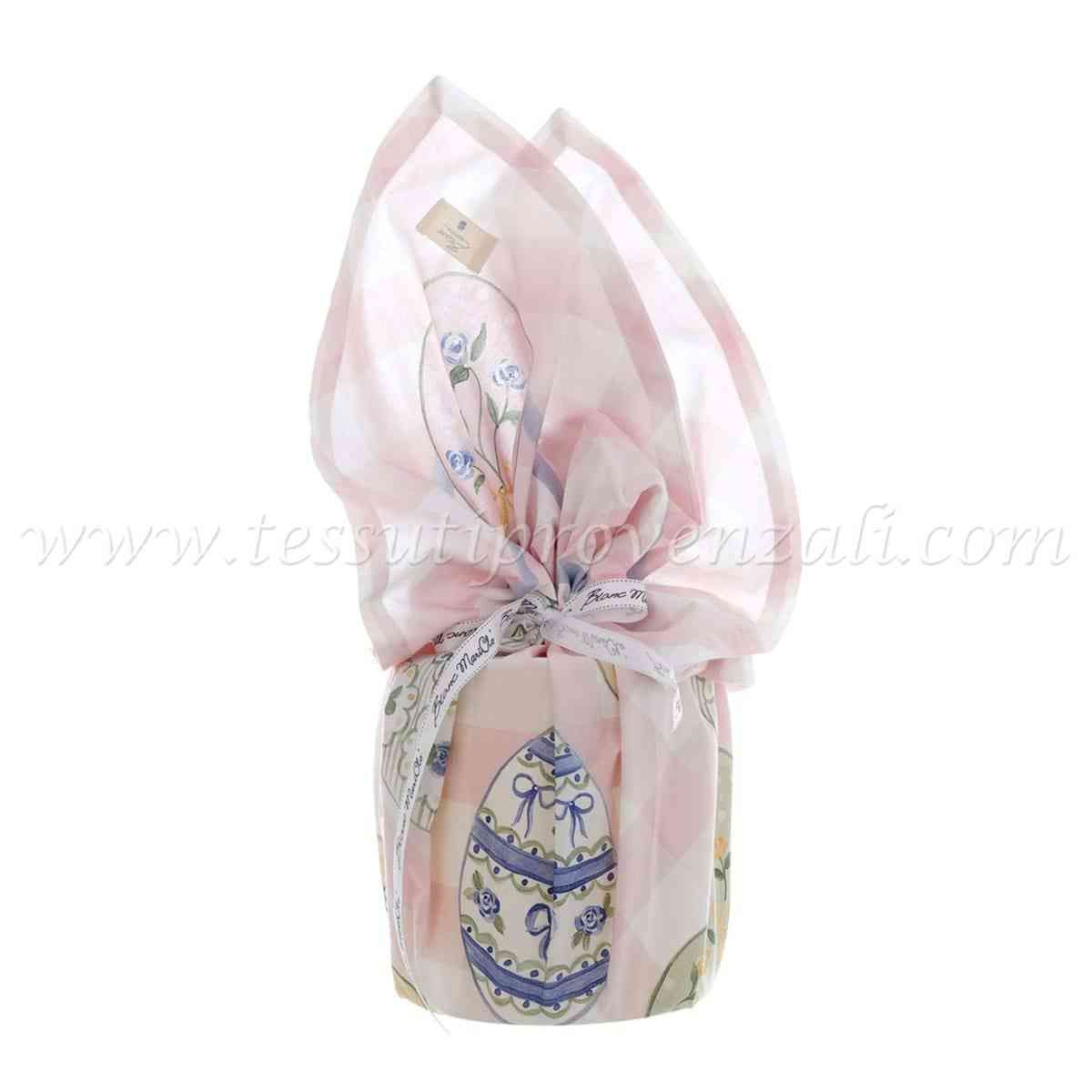Blanc Mariclo foulard per confezionare uova di Pasqua serie Pretty Easter