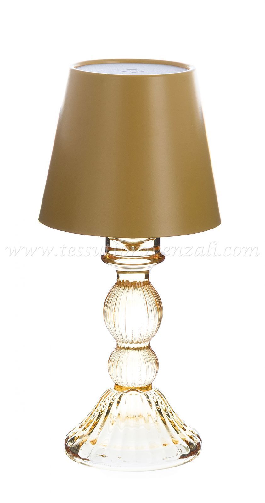 Blanc Mariclo lampada led da tavolo Aurora Collection altezza cm.24 colore ocra