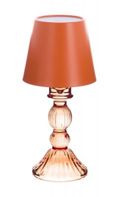 Blanc Mariclo lampada led da tavolo Aurora Collection altezza cm.24 colore arancio