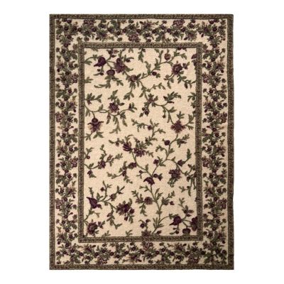 Blanc Mariclo plaid in lana cotta serie Giardino d'Inverno cm. 160x200