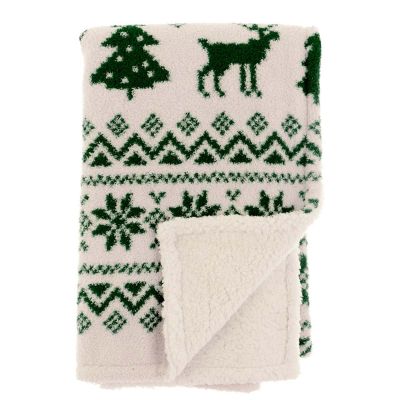 Blanc Mariclo plaid sherpa serie 