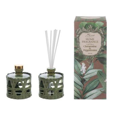 Blanc Mariclo profumo per ambienti con bastoncini 200 ml serie Selva Barocca profumazione Clementine & Peppermint