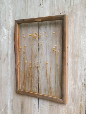 Blanc Mariclo quadro con fiori secchi serie Erbario d'Arte cm.30x40 h. - variante 1