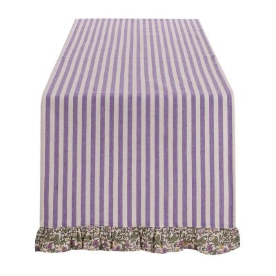 Blanc Mariclo runner / striscia centrotavola serie Linda Collection variante righe