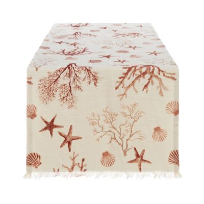 Blanc Mariclo runner/striscia centrotavola serie Maldive cm.45x160