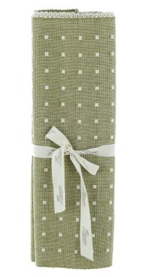 Blanc Mariclo runner/striscia centrotavola serie Taormina cm.40x150 colore verde