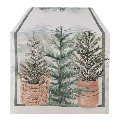 Blanc Mariclo runner / striscia centrotavola serie Winter Wonderland