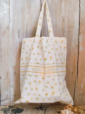 Blanc Mariclo shopper/borsa in tessuto Floret Full Giallo