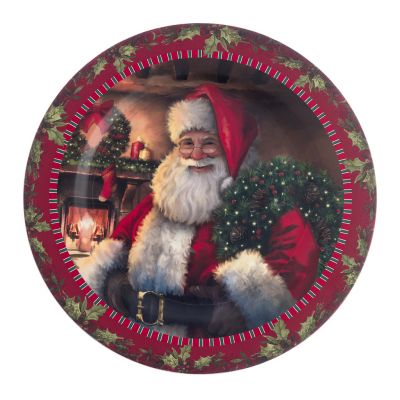 Blanc Mariclo sottopiatto decorativo Babbo Natale diam. 35 cm