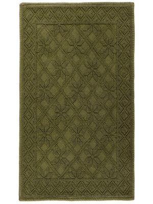 Blanc Mariclo tappeto jacquard serie Natural Attitude cm.45x75 colore verde