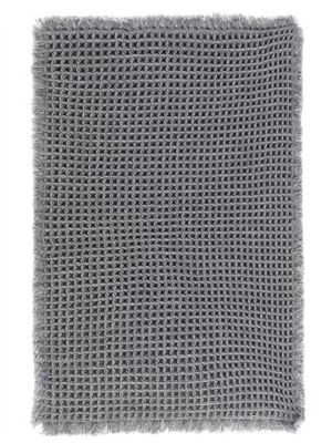 Blanc Mariclo tappeto nido d'ape serie Waffle cm.45x70 colore grigio chiaro