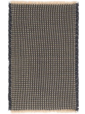 Blanc Mariclo tappeto nido d'ape serie Waffle cm.45x70 colore grigio e avorio