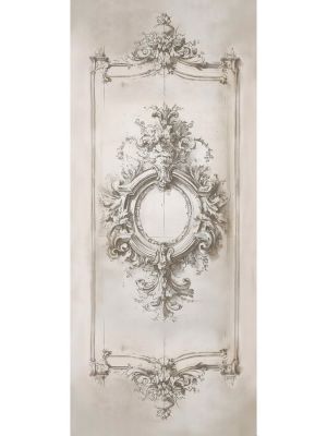 Blanc Mariclo tappeto/passatoia serie Baroque Collection cm.74x180