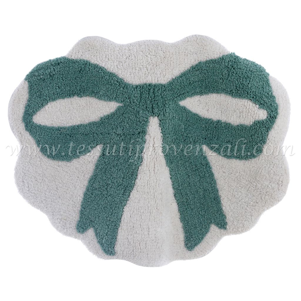 Blanc Mariclo tappeto sagomato serie Fiocco Pop cm. 50x60