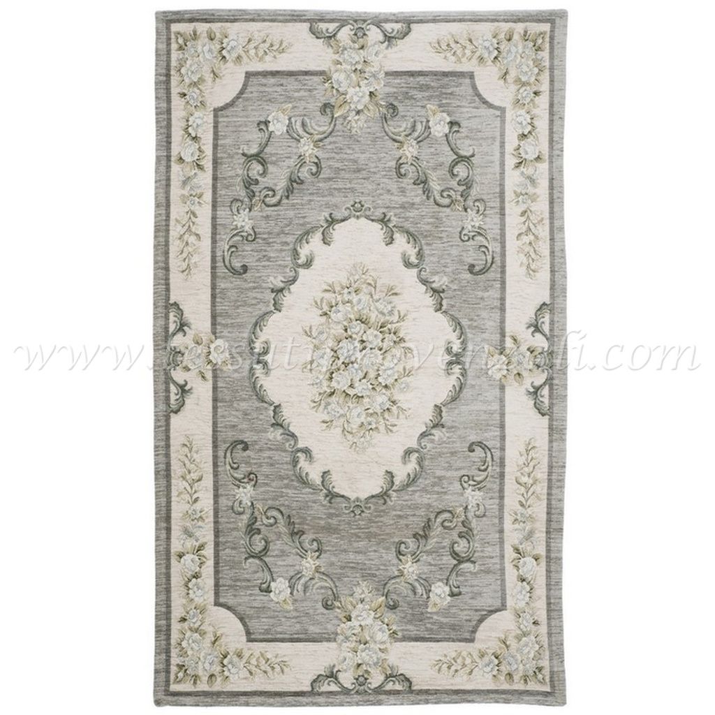 Blanc Mariclo tappeto serie Doria cm.85x150 colore grigio chiaro