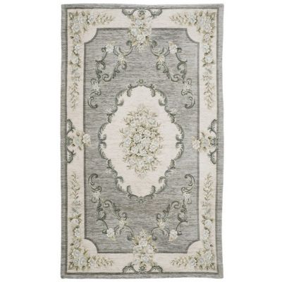 Blanc Mariclo tappeto serie Doria cm.85x150 colore grigio chiaro